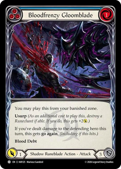Bloodfrenzy Gloomblade (Blue) (IAR125) (IAR)