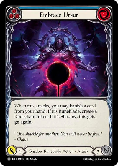 Embrace Ursur (Blue) (IAR131) (Rainbow Foil) (IAR)
