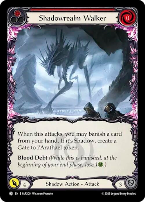 Image for Shadowrealm Walker (Red) (IAR200) (IAR) - Flesh and Blood TCG