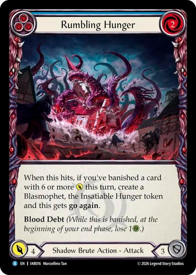 Rumbling Hunger (Blue) (IAR016) (Rainbow Foil) (IAR)