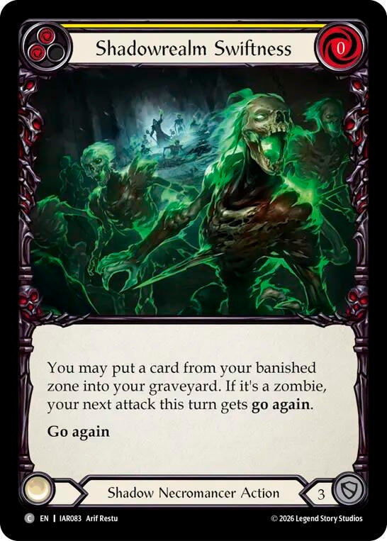 Image for Shadowrealm Swiftness (IAR083) (IAR) - Flesh and Blood TCG
