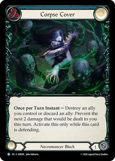 Corpse Cover (Blue) (IAR099) (Rainbow Foil) (IAR)