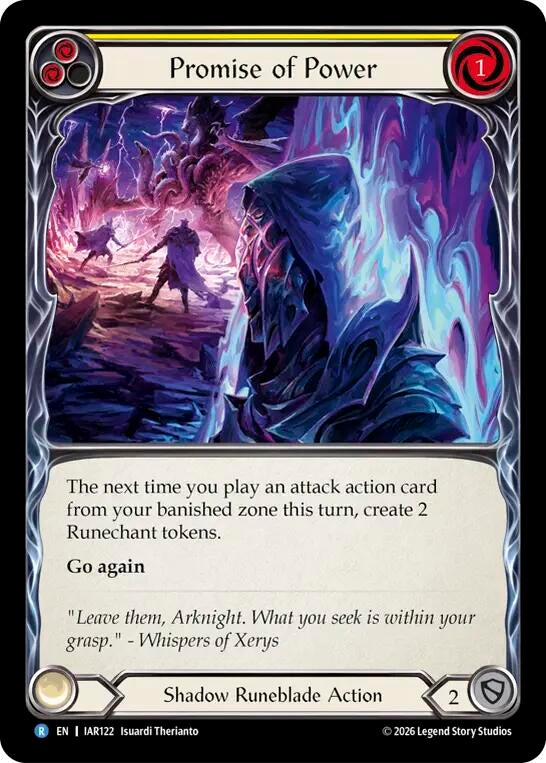 Image for Promise of Power (IAR122) (Rainbow Foil) (IAR) - Flesh and Blood TCG
