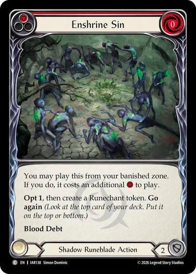Enshrine Sin (Red) (IAR138) (IAR)