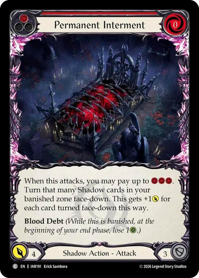 Permanent Interment (Red) (IAR191) (IAR)