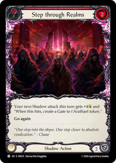 Step through Realms (Red) (IAR215) (Rainbow Foil) (IAR)