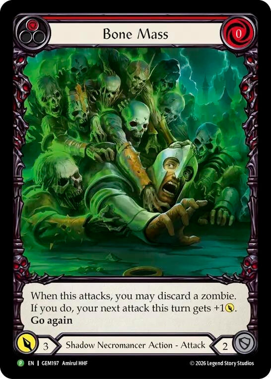 Image for Bone Mass (GEM197) (Rainbow Foil) (GEM) - Flesh and Blood TCG