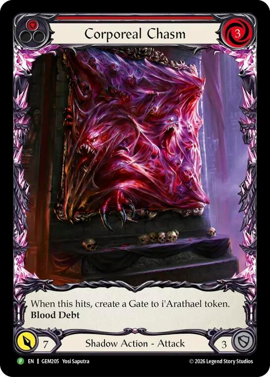 Image for Corporeal Chasm (GEM205) (GEM) - Flesh and Blood TCG