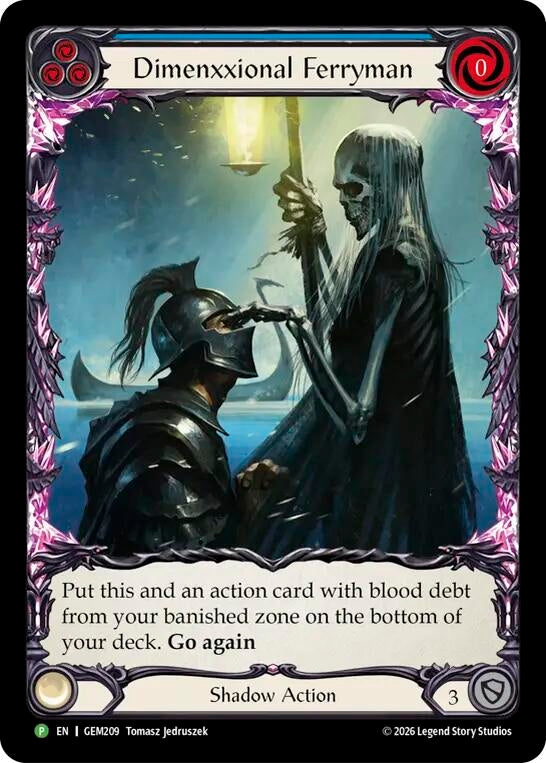Image for Dimenxxional Ferryman (GEM209) (GEM) - Flesh and Blood TCG