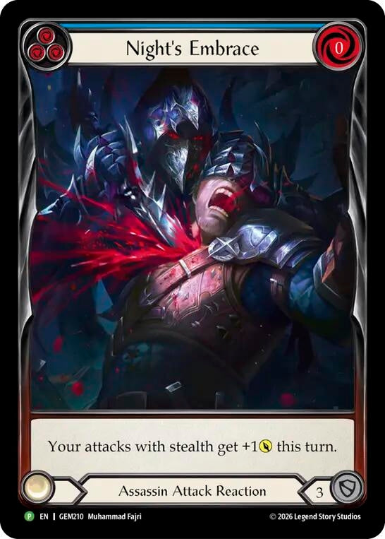 Image for Night's Embrace (GEM210) (GEM) - Flesh and Blood TCG