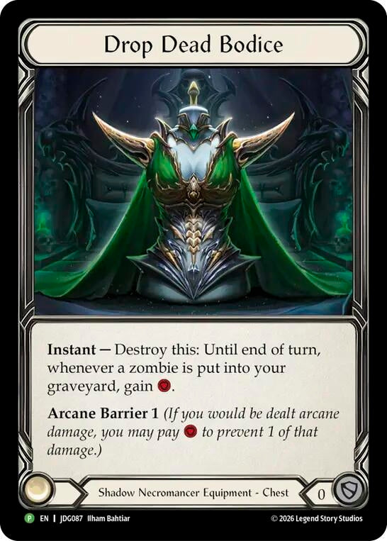 Image for Drop Dead Bodice - JDG087 (JDG087) (Cold Foil) (PR) - Flesh and Blood TCG