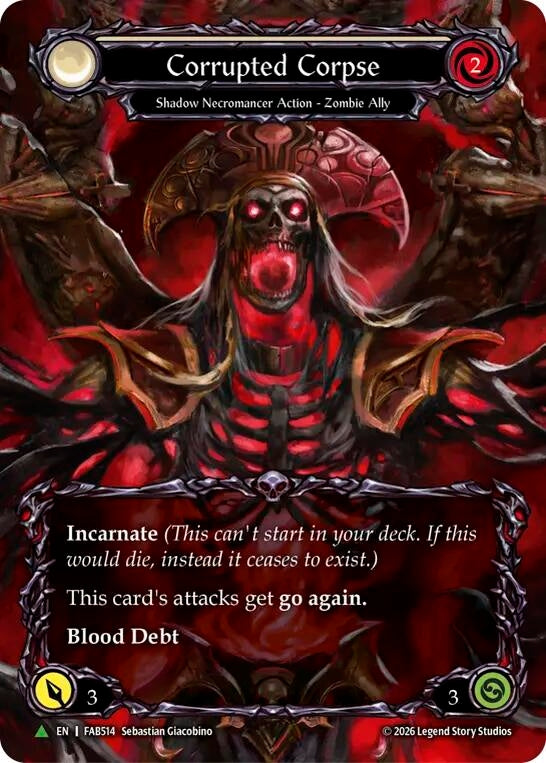 Image for Corrupted Corpse (Marvel) (FAB514) (A) (FAB514) (Cold Foil) (PR) - Flesh and Blood TCG
