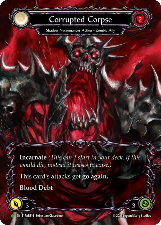 Image for Corrupted Corpse (Marvel) (FAB514) (B) (FAB514) (Cold Foil) (PR) - Flesh and Blood TCG