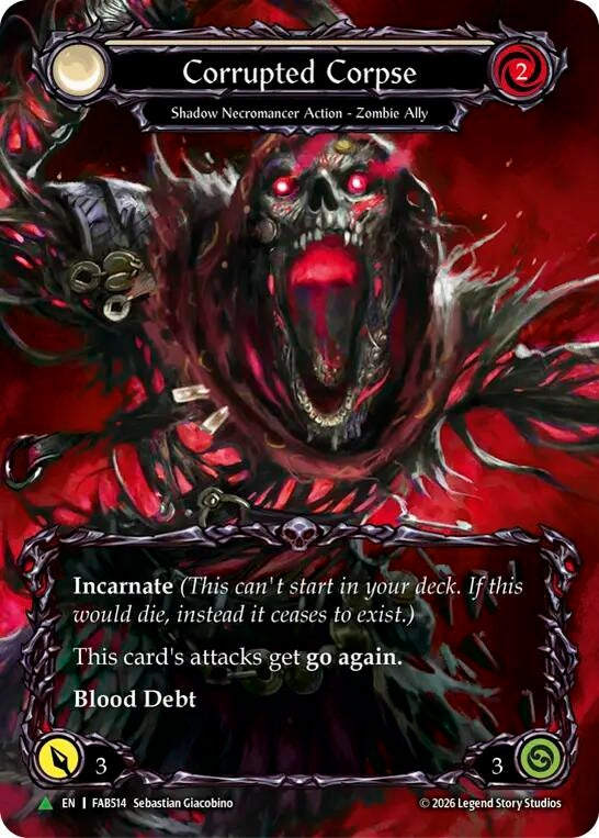 Image for Corrupted Corpse (Marvel) (FAB514) (C) (FAB514) (Cold Foil) (PR) - Flesh and Blood TCG