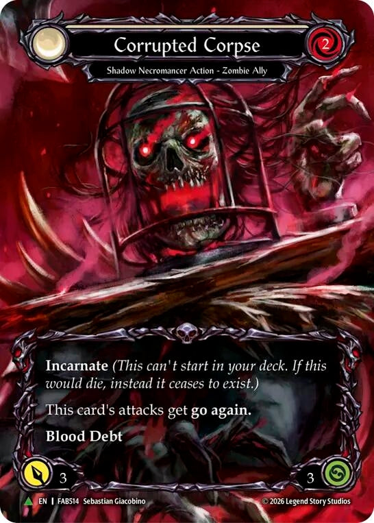 Image for Corrupted Corpse (Marvel) (FAB514) (E) (FAB514) (Cold Foil) (PR) - Flesh and Blood TCG