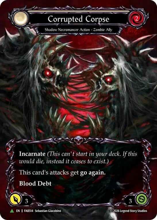 Image for Corrupted Corpse (Marvel) (FAB514) (F) (FAB514) (Cold Foil) (PR) - Flesh and Blood TCG