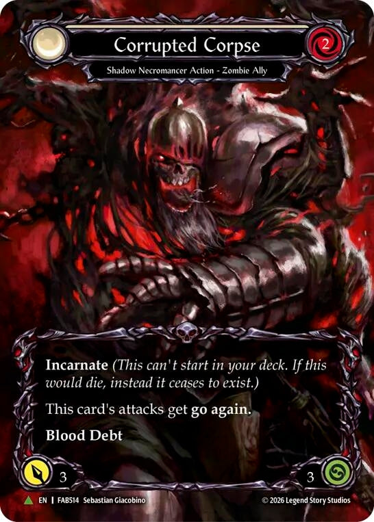 Image for Corrupted Corpse (Marvel) (FAB514) (G) (FAB514) (Cold Foil) (PR) - Flesh and Blood TCG