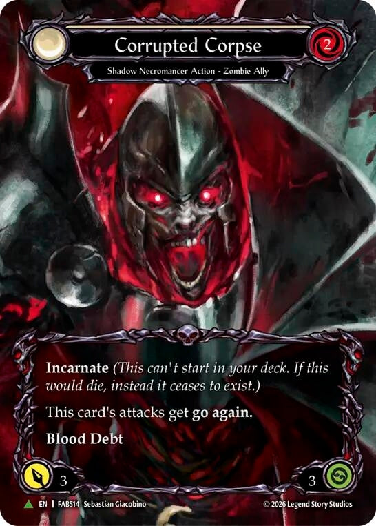 Image for Corrupted Corpse (Marvel) (FAB514) (H) (FAB514) (Cold Foil) (PR) - Flesh and Blood TCG
