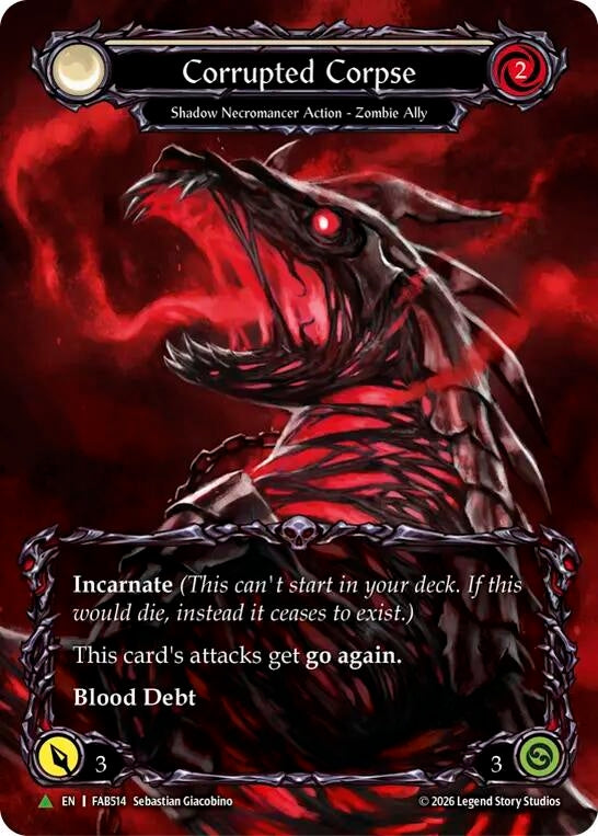 Image for Corrupted Corpse (Marvel) (FAB514) (I) (FAB514) (Cold Foil) (PR) - Flesh and Blood TCG