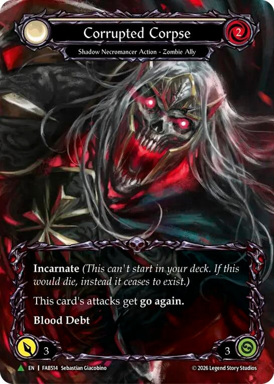 Image for Corrupted Corpse (Marvel) (FAB514) (J) (FAB514) (Cold Foil) (PR) - Flesh and Blood TCG