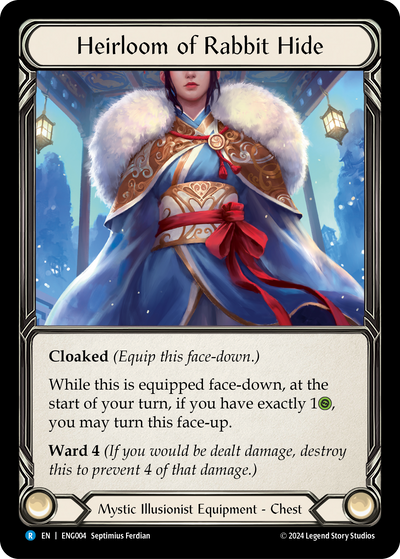 Heirloom of Rabbit Hide [ENG004] (Part the Mistveil Enigma Blitz Deck)