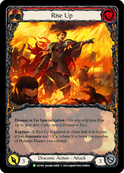 Rise Up [LGS106] (Promo)  Rainbow Foil
