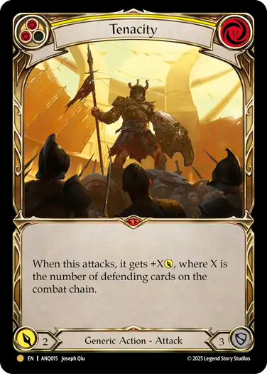 Tenacity Compendium of Rathe - Antiquity Pack
ANQ • #15 • Gold • EN