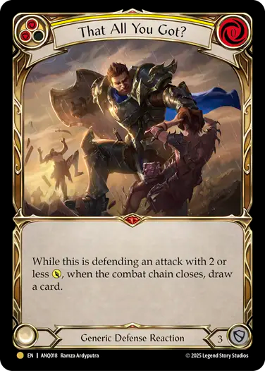 That All You Got? Compendium of Rathe - Antiquity PackANQ • #18 • Gold • EN Cold Foil