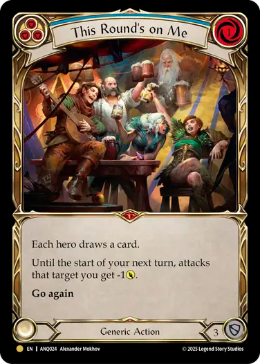 This Round's on Me Compendium of Rathe - Antiquity Pack
ANQ • #24 • Gold • EN