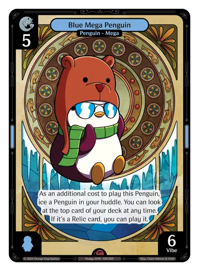 Blue Mega Penguin (ETH104)