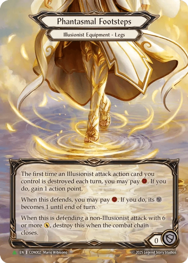 Phantasmal Footsteps [CON002] (Promo) Rainbow Foil