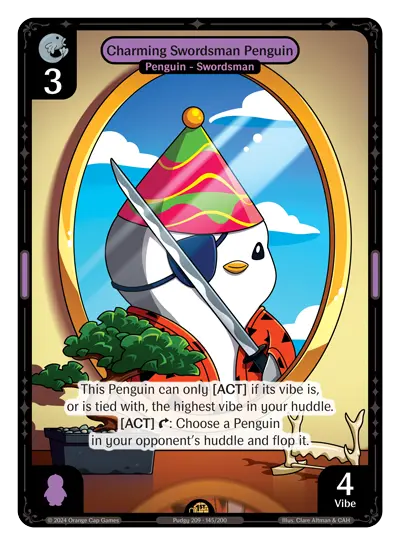 Charming Swordsman Penguin (ETH145)