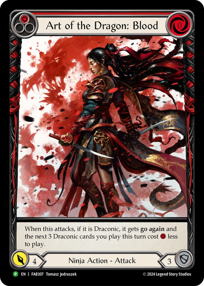 Art of the Dragon: Blood [FAB307] (Promo)  Cold Foil
