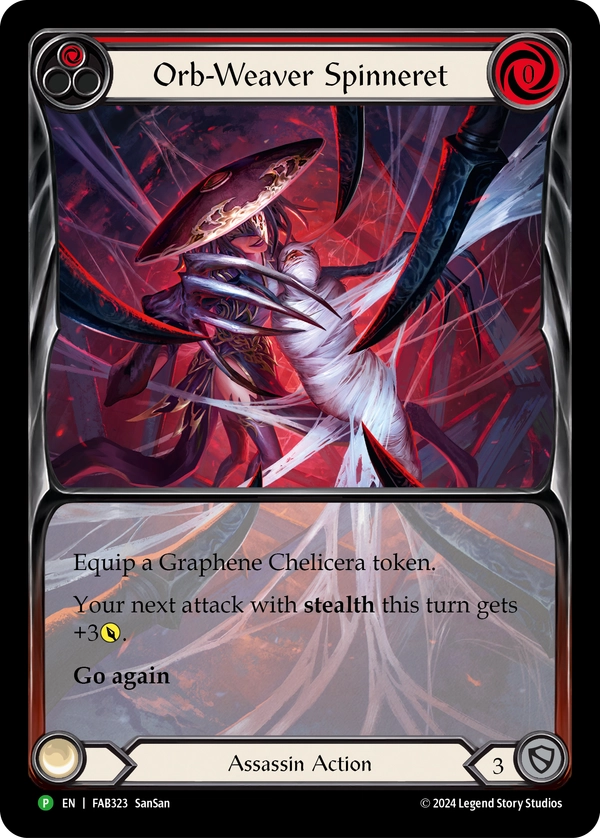 Orb-Weaver Spinneret [FAB323] (Promo)  Rainbow Foil