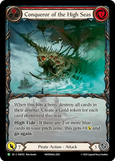 Conqueror of the High Seas [FAB355] (Promo)  Rainbow Foil
