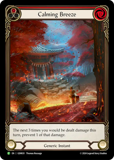Calming Breeze (Red) [GEM031] (GEM Pack 1)
