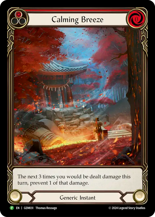 Calming Breeze (Red) [GEM031] (GEM Pack 1)