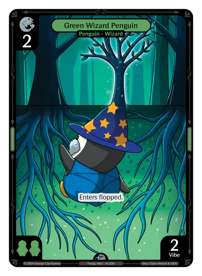 Green Wizard Penguin (ETH74)