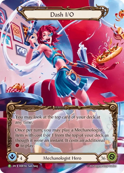 Dash I/O [HER0156] (Promo)  Rainbow Foil