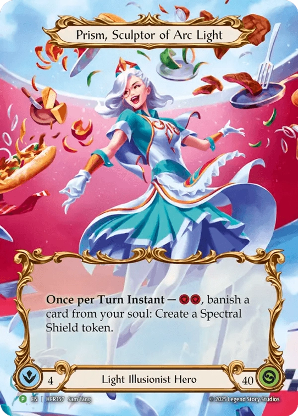 Prism, Sculptor of Arc Light [HER157] (Promo)  Rainbow Foil