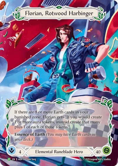 Florian, Rotwood Harbinger [HER158] (Promo)  Rainbow Foil