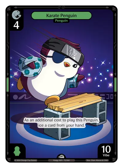 Karate Penguin (ETH75)