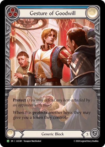 Gesture of Goodwill [LGS361] (Promo)  Rainbow Foil