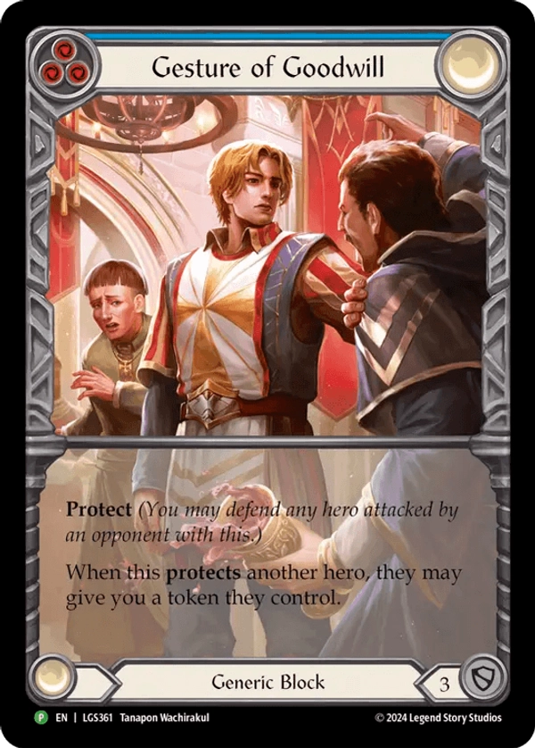 Gesture of Goodwill [LGS361] (Promo)  Rainbow Foil