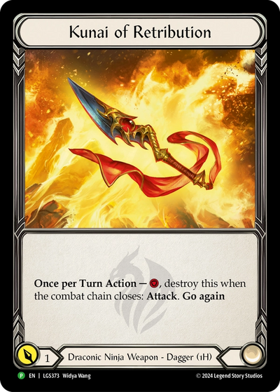 Kunai of Retribution [LGS373] (Promo)  Rainbow Foil