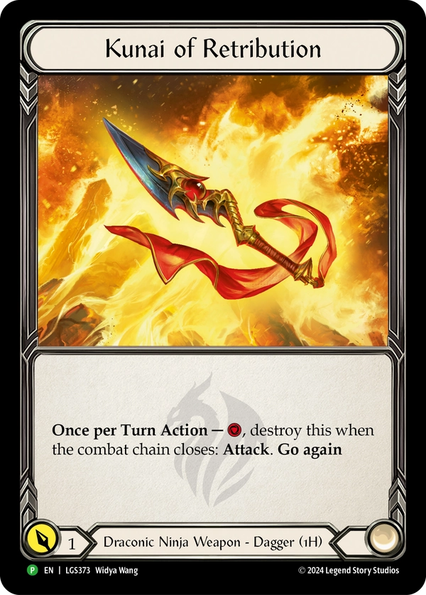 Kunai of Retribution [LGS373] (Promo)  Rainbow Foil