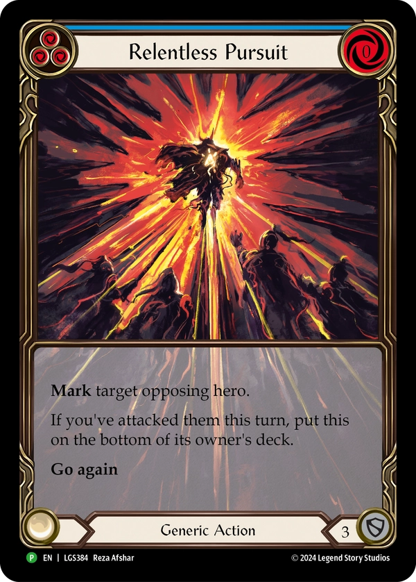 Relentless Pursuit [LGS384] (Promo)  Rainbow Foil