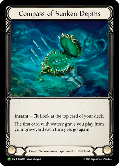 Compass of Sunken Depths [LGS394] (Promo)  Rainbow Foil