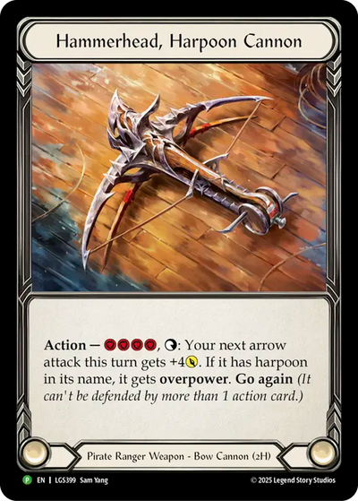 Hammerhead, Harpoon Cannon [LGS395] (Promo)  Rainbow Foil