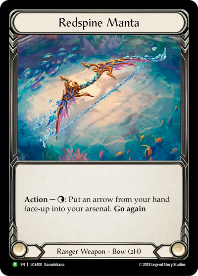 Redspine Manta [LGS396] (Promo)  Rainbow Foil
